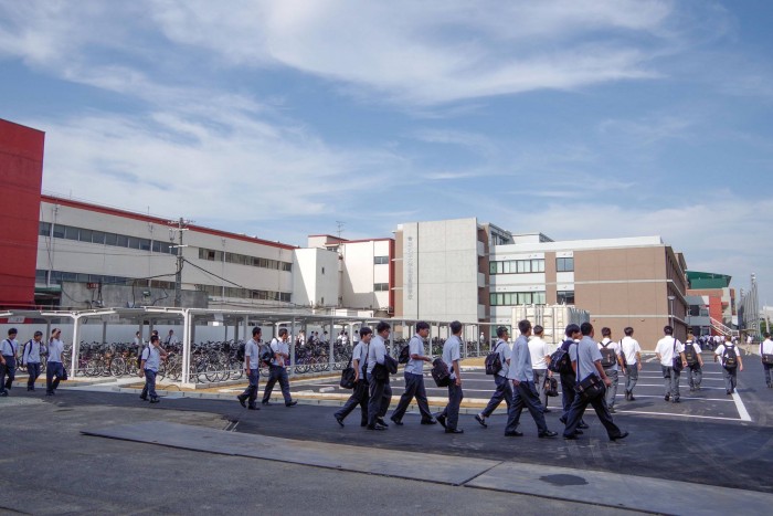 카시와라 고등학교 특징