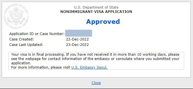 스터디유학 미국 j1 동반비자 합격후기