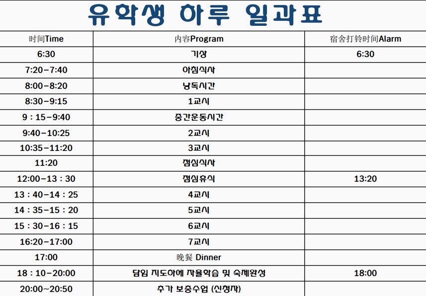중국조기유학 롱하이국제학교 Ronghai International School
